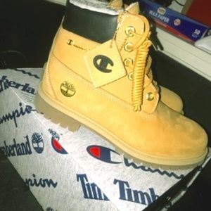 Champion Timberland boots